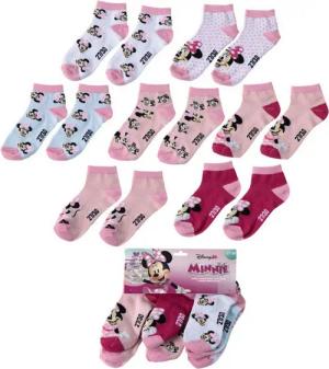 Disney Minnie Mouse Kurzsocken Kinder Socken 7er Pack