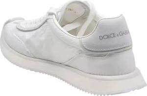 Dolce&Gabbana Low-Top Sneaker - Cushion Sneaker In Mixed Materials Color White - Gr. 43 (EU) - in Weiß - für Damen