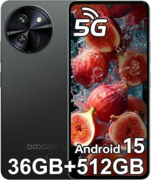 DOOGEE Note 59 Pro 5G Smartphone (17,15 cm/6.75 Zoll, 512 GB Speicherplatz, 50 MP Kamera, 5G, Android 15, 36(12+24)GB+512GB /2TB, 6.75" HD 120Hz, NFC)