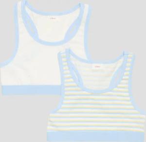 Doppelpack Bustiers aus Baumwollstretch