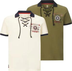 Doppelpack Poloshirt ELJAR wollweiß
