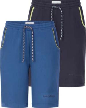 Doppelpack Sweatbermuda ELDORIN blau