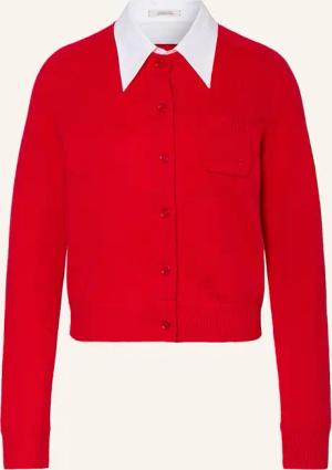 DOROTHEE SCHUMACHER Strickjacke ELEGANT STATEMENTS mit Cashmere und abnehmbarem Kragen