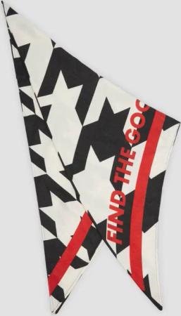 Dreieckstuch mit Allover-Animal-Print