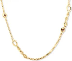 Dressed Halskette für Damen aus Edelstahl, IP Gold