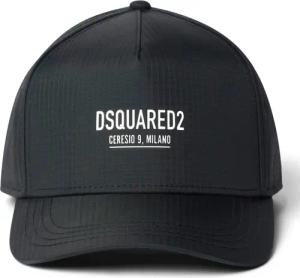Dsquared2 Baseball Cap Ceresio 9 Milano Nylon Icon Baseball Kappe Unisex Gummierter Schriftzug Ceresio 9 Milano