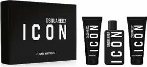 DSQUARED2 Geschenkset - Icon Pour Homme Eau de Parfum, Shower Gel, After Shave Balm 3x100ml