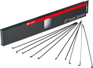 DT SWISS Messerspeichen Aerolite 2.0X0.9X266Mm Karton 20 Stück Schwarz Niro O...