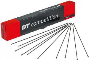 DT SWISS Speichen 2.0X1.8X2.0X303Mm Karton 100 Stück Schwarz Competition Stra...