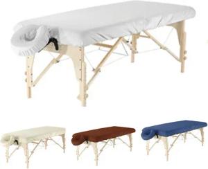 Duke-Handel Massageliegenbezug inkl. Kopfpolster, 100 % Mikrofaser, Gummizug: rundum, (2 Stück), knitter- und pillingbeständig, superleicht und ultraweich