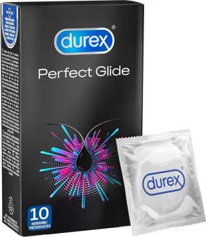 durex Kondome Perfect Glide, 10 St., mit extra viel Silikongleitgel