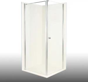 Duschkabine/ Duschabtrennung Dusbad Vital 2 Drehtür rechts + Duschwand links (Kombination) rechts 900mm links 875mm