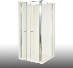 Duschkabine / Duschabtrennung Vital 2 zweiteilige Pendeltür links, Seitwanwand rechts 1075mm links 900mm