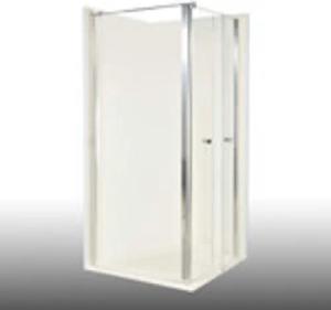 Duschkabine / Duschabtrennung Vital 2 zweiteilige Pendeltür rechts und Seitenwand links 825mm rechts 900mm