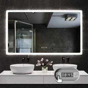 duschspa Badspiegel Wandspiegel Badezimmerspiegel mit LED Beleuchtung, LED Spiegel 100cm breit