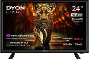 Dyon Ultimax 24H-TI-W LED-Fernseher (60 cm/24 Zoll, HD ready, Smart-TV, 24", HD, Smart-TV mit Hub, Triple Tuner, CI)
