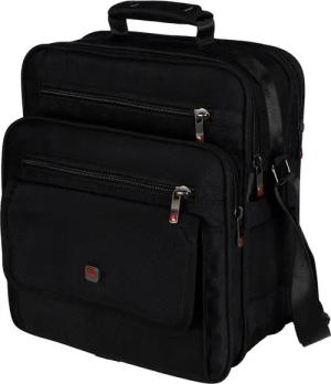 EAAKIE Umhängetasche Arbeitstasche Umhängetasche Flugbegleiter Herrentasche Schwarz XXL