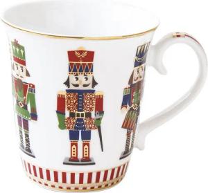 EasyLife Tasse Nutcracker, Porzellan, Handwäsche, Mehrfarbig, Motiv: Nussknacker