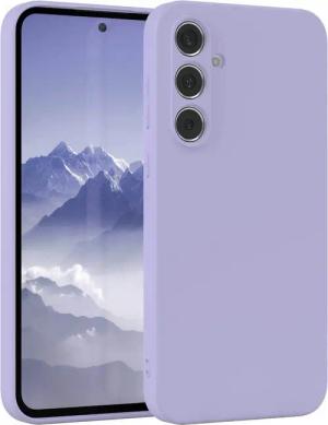 EAZY CASE Handyhülle für Samsung Galaxy A35 Hülle Silikon 6,6 Zoll, Silikonhülle stoßfest Smart Slimcover Case Dünn Blau Lila