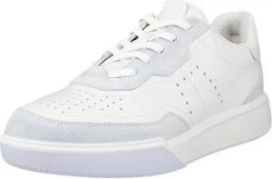 Ecco Street Court Lea (Premium-Leder) weiss/violett Damen Sneaker