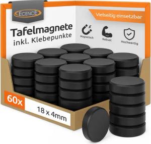 ECENCE Magnet Magnet für Magnettafel 60x Ferrit Magnet (60-St)