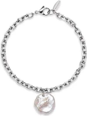 Edelstahl Armband Treasure für Damen mit Perlmutt
