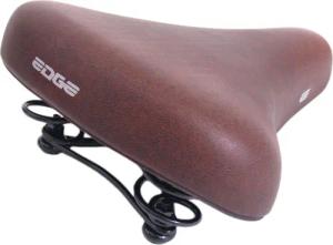 Edge Fahrrad Saddle City Retro - Dunkelbraun (Workshop -Verpackung