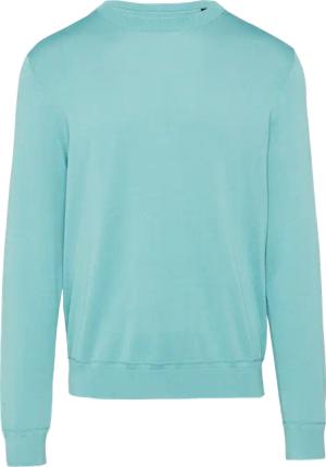 Edler Feinstrickpullover aus Baumwollmix mit Rippbündchen