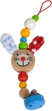 Eichhorn Schnullerbefestigung Baby Babywelt Schnullerkette mit Clip Motiv Hase 100017000