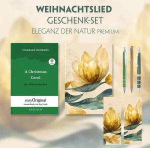 Ein Weihnachtslied Geschenkset (Hardcover + Audio-Online) + Eleganz der Natur Schreibset Premium