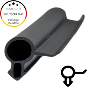Einfach Dichtungen Profildichtungsband Anschlagdichtung I 5m I Farbe Schwarz ► Langlebig und wartungsfrei