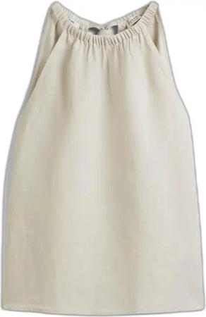 Einfarbiger gewebter Tanktop für Damen Marc O'Polo