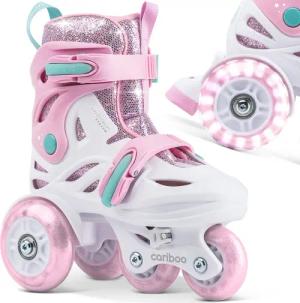 Einstellbare Größe Kinder-Inlineskates Inliner Cariboo Ballerina LED-Räde