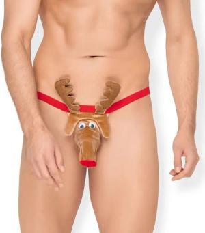 EIS Body Tanga im Rentier-Design (1-tlg) neckisches Geweih, süße Augenapplikation