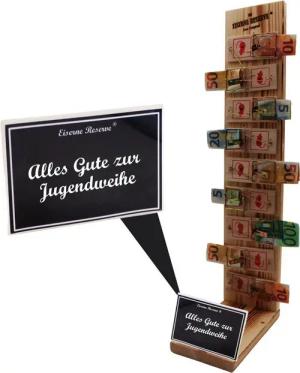 Eiserne Reserve® Geschenkbox Alles Gute zur Jugendweihe -Eiserne Reserve Mausefalle Deluxe 9er Geld