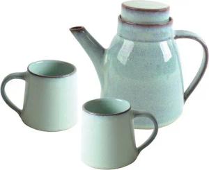 El Puente Teeservice Geschenk-Set mit Handmade Keramik Teekanne & Tassen