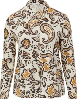 Elastische Hemdbluse aus Jersey