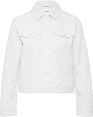 Elastische Jeansjacke mit seitlichen Eingrifftaschen