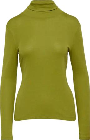 Elastisches Langarmshirt mit Rollkragen