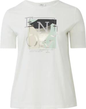 Elastisches T-Shirt mit Frontprint