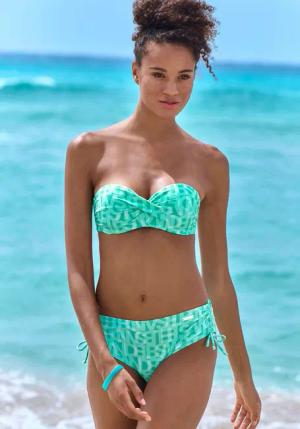 ELBSAND Bügel-Bandeau-Bikini-Top Damen mint Gr.36 Cup C