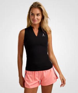 Elegance Tennis/Padel/Golf T-Shirt Damen Schwarz