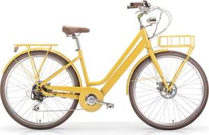 Elektro-Citybike LA RUE 2.0, matt mustard