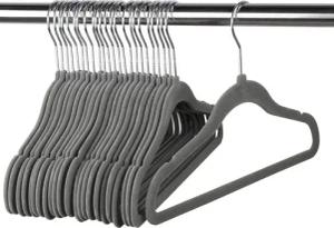 ElitVita Kleiderbügel 10-100 Stück Kinder Kleiderbügel, Samt, Anti-Rutsch, für Baby Kindern, (30-tlg)