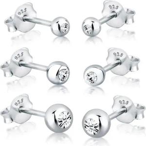 Elli Ohrring-Set Set Weiß 925 Sterling Silber, mit Kristallen von Swarovski®