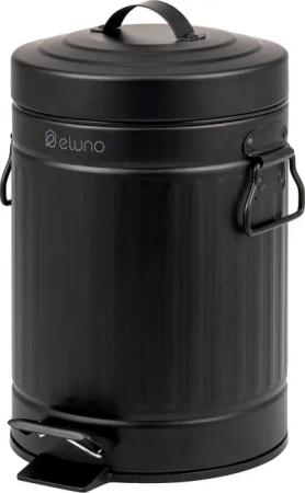 eluno Kosmetikeimer VINTAGE, Treteimer 3 Liter aus Metall