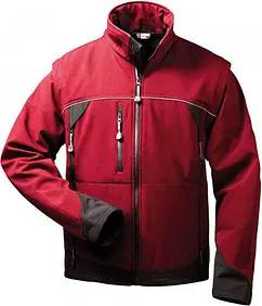 elysee® Herren Softshelljacke 2-in-1 "SIGMA" rot Größe S