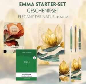Emma Starter-Paket Geschenkset 2 Bücher (mit Audio-Online) + Eleganz der Natur Schreibset Premium