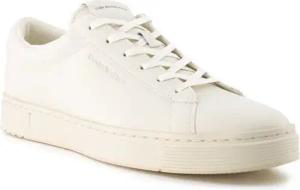 EMPORIO ARMANI Herren Sneaker weiß Glattleder