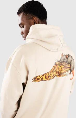 Empyre Pizza Rat Hoodie sand